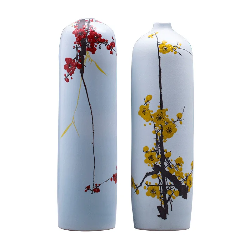 New Chinese Style Classical Porcelain Flower Vase Home Decoration