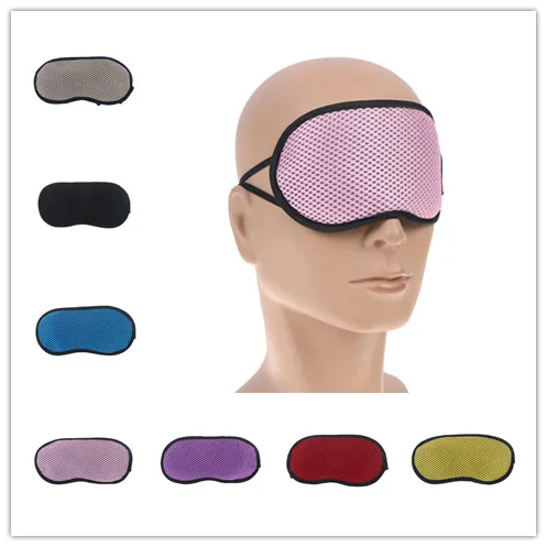 1PC Bamboo Charcoal Sleep Eye Mask Adjustable Length For Travel Rest For Man Women Sleeping Aid Blindfold Bandage Eyepatch