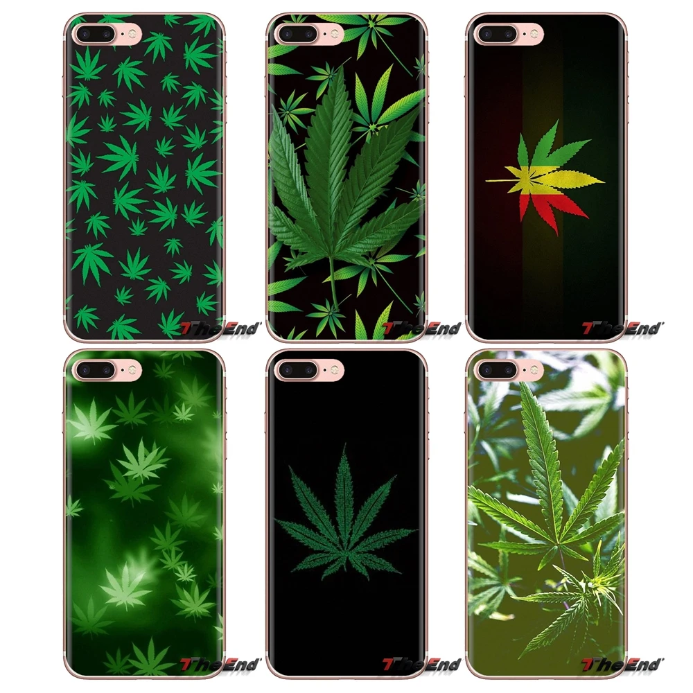 Smoke Weed Pot Leaf Attack Design For Oneplus 3T 5T 6T Nokia 2 3 5 6 8 9 230 3310 2.1 3.1 5.1 7 Plus 2017 2018 Silicone Bag Case |