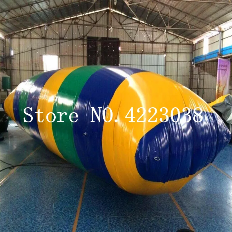 

Free Shipping 5m*2m Inflatable Blob Jumping Water Air Bag Water Catapult Blob Inflatable Water Jumping Pillow For Sale