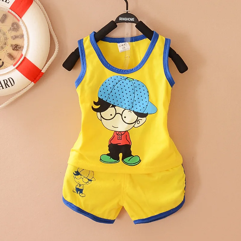 Хлопковый комплект одежды для мальчиков и девочек 4 9 мес.|vest jacket|clothing menvest child |
