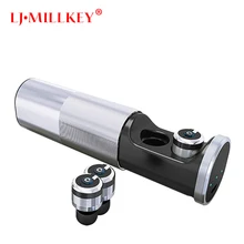 New TWS Mini Bluetooth headset Stereo Music Earphone built-in Mic Small Wireless Earbud With Charging Box Mini LJ-MILLKEY YZ116