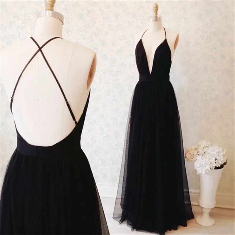 

abendkleider 2018 Backless robe de soiree Halter Straps Vestido de festa longo Backless Long evening dresses for women