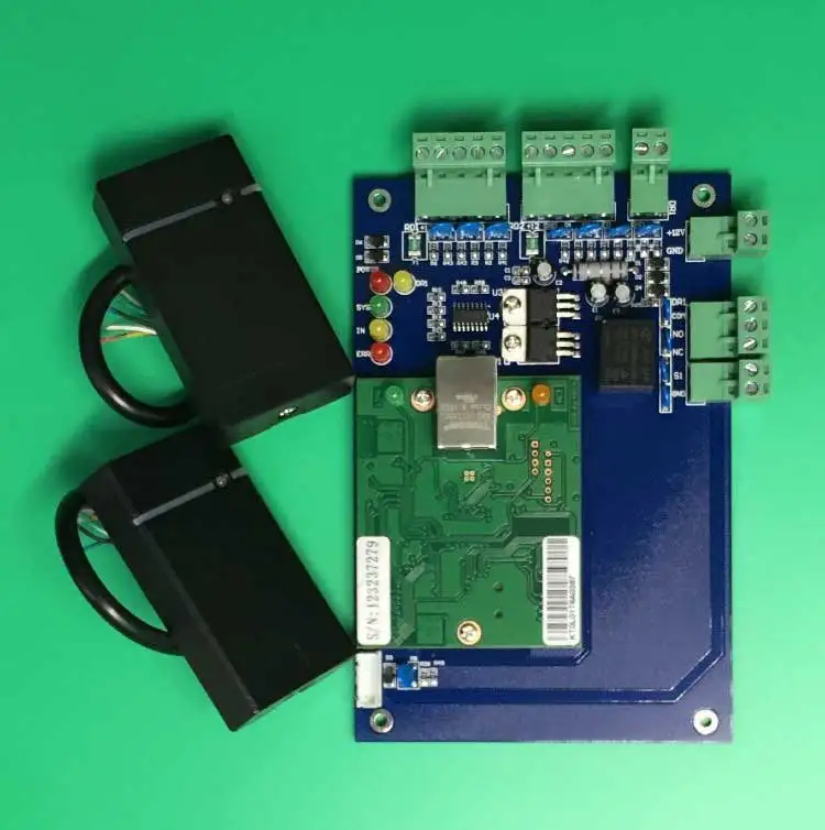 Wiegand TCP/IP сетевая панель управления доступом + двухкомпонентный RFID считыватель