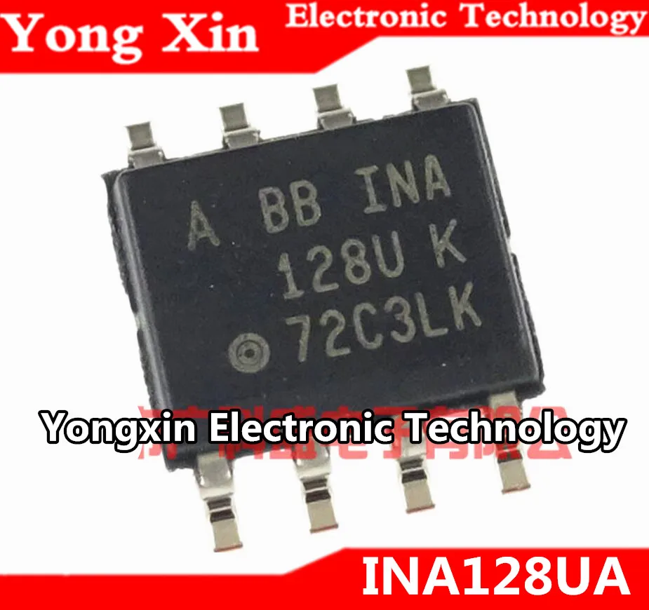 Free shipping 10pcs/lot INA128 instrumentation amplifier INA128UA SOP8