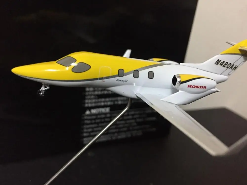 Ebbro 1:144 масштаб полная металлическая модель Hondajet Honda N420EX самолет желтый/белый