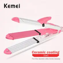 Быстро нагревающиеся бигуди профессиональные королевские Mary волосы глубокая волна прическа титановые пластины плоское железо щипцы для завивки D38