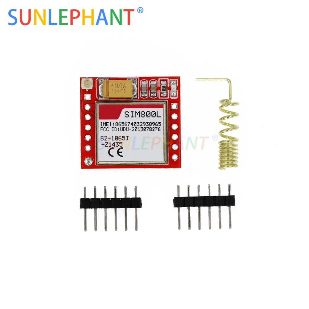 

Mini Smallest SIM800L GPRS GSM Module MicroSIM Card Core Wireless Board Quad-band TTL Serial Port