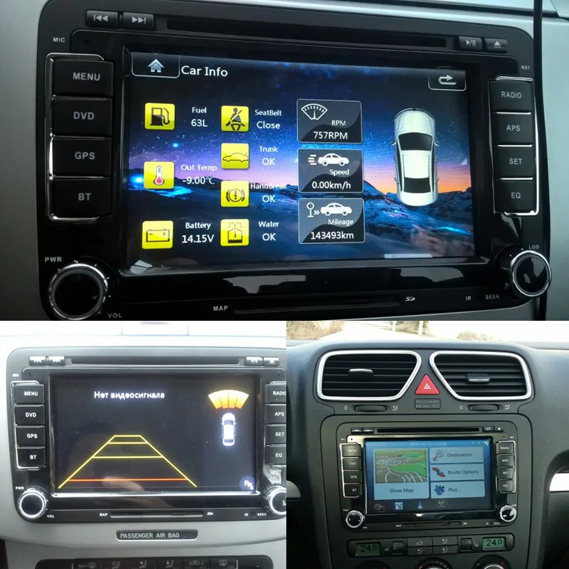 Excellent SilverStrong Android9.0 best radio tuner 6686 for Passat B6 B7 Car DVD Player For Golf Radio GPS for Polo Car Radio 65DS 1
