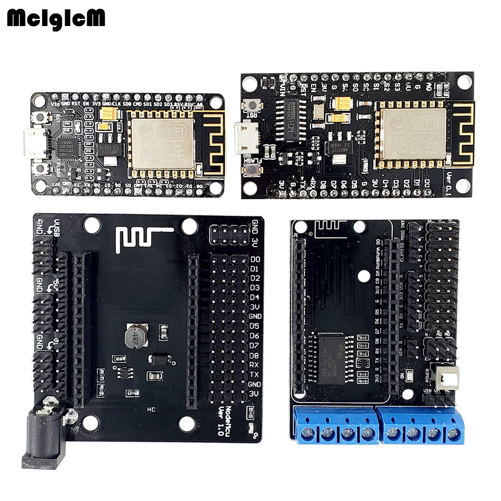 

10pcs ESP8266 CH340G NodeMcu V3 Wireless WIFI Module Connector Development Board ESP-12E Micro USB ESP8266 CP2102 Based L293D