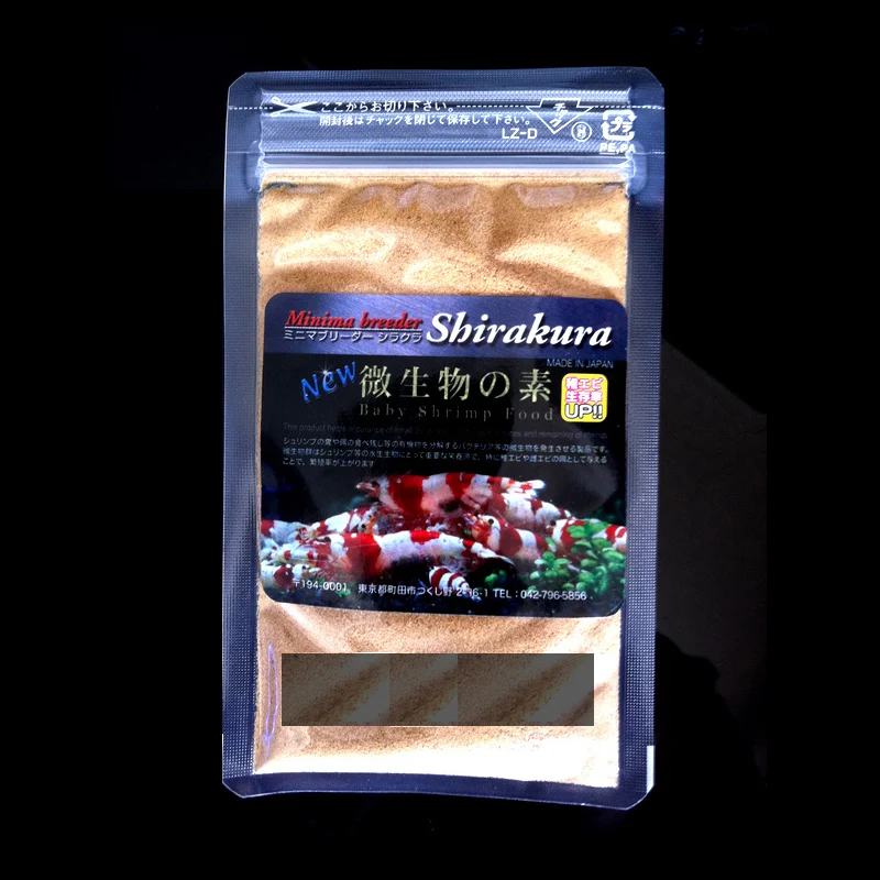 Shirakura кормовая (микроорганизмов)-красный кристалл Би креветки 20 г