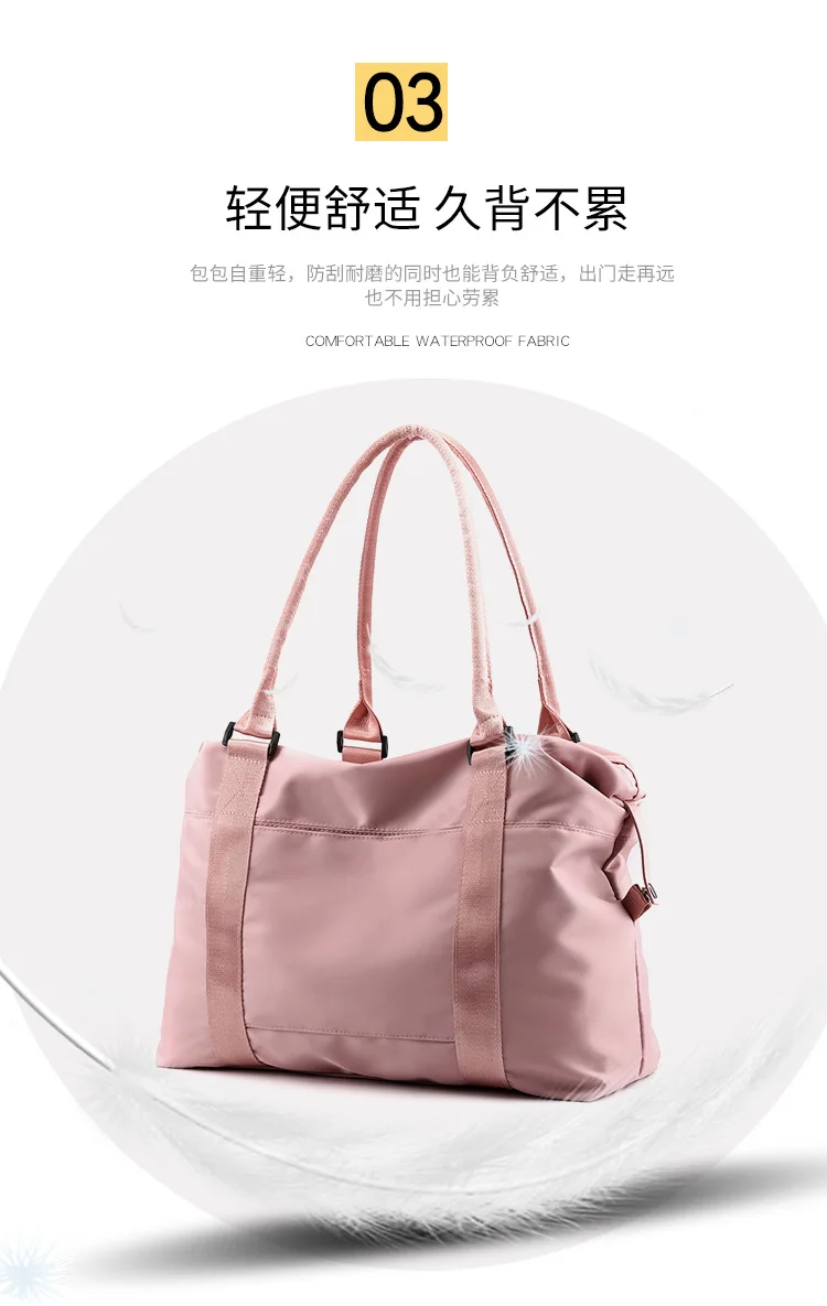 New Big Waterproof Nylon Shoulder Messenger Bags Large Capacity Mother Package Women Travel Crossbody Handbag Sweet Girl Colour