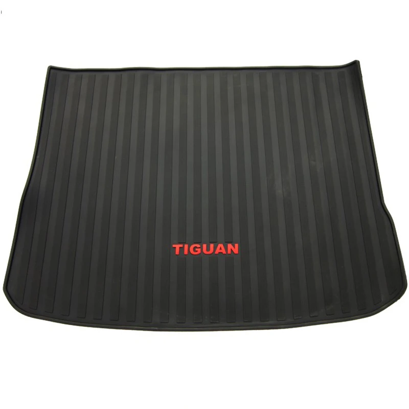 warehouse rubber texture car trunk mats for Volkswagen Tiguan