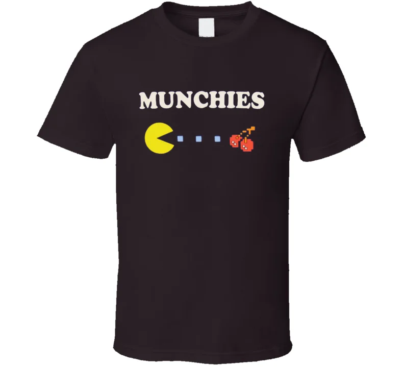 Munchies Pac Man Смешные Drillbit Taylor Movie Мужская футболка черная | одежда