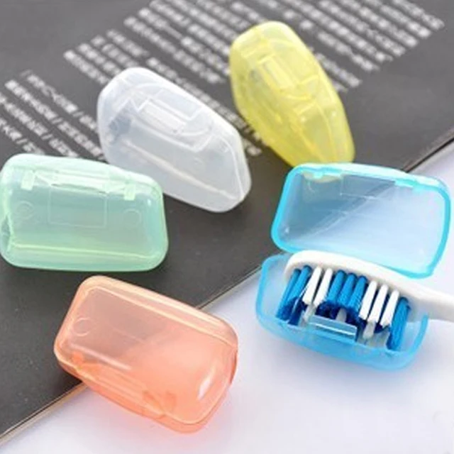 5Pcs/set Portable Toothbrush Cover Holder: Travel, Hiking, Camping Brush Cap Case