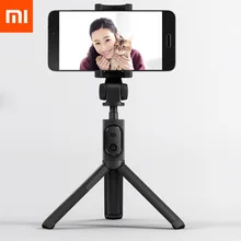 Mais novo xiaomi monopod mi selfie vara tripé bluetooth com controle remoto sem fio 360 rotação flexível/wired versão android ios d5