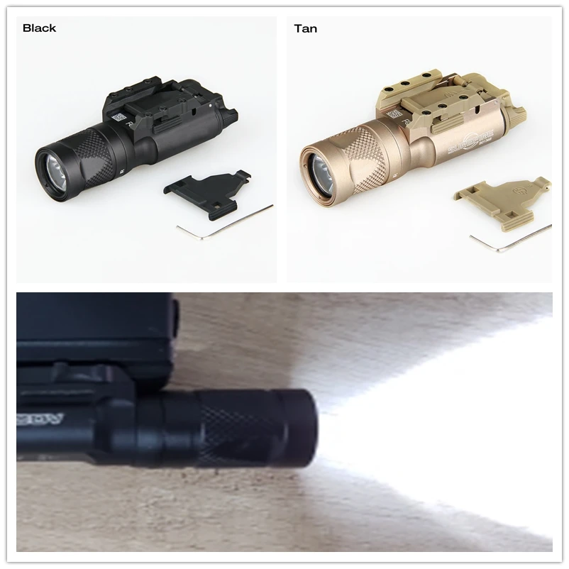 

Tactical X300 Series X300V IR Flashlight Tactical LED Night Vision Weapon Light Glock 17 18 18C Pistol Armas Fit 20mm Rail