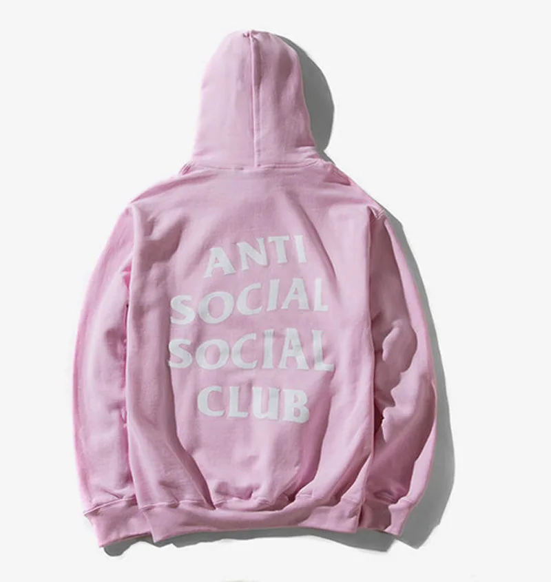 Mens Thrasher Hip Hop Hoodies Brand ANTI SOCIAL SOCIAL CLUB Men Tracksuit Sweatshirts Streetwear Style Hooded