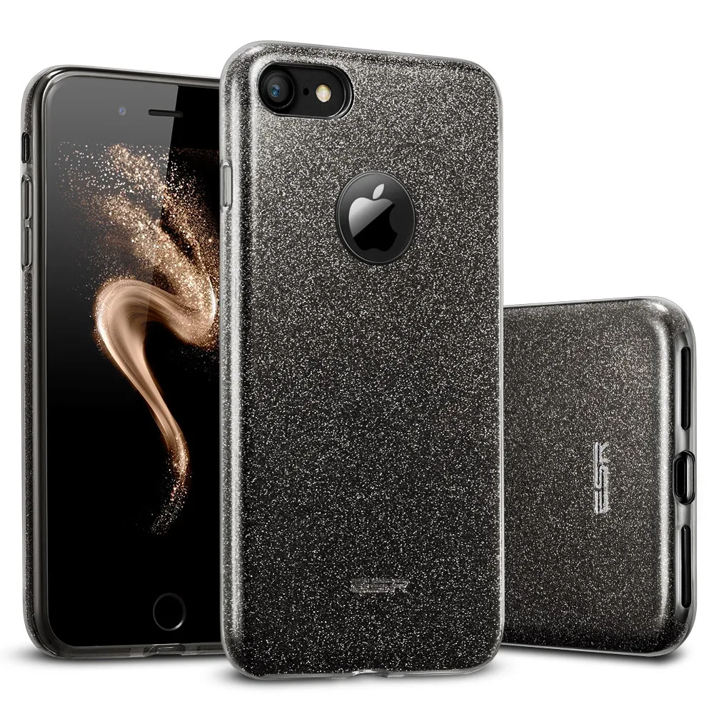 bilder für Case für iphone 7/7 plus, esr make-up serie zurück abdeckung shinning protective bumper bling glitter 3-schicht case für iphone7 7 plus bilder für Case für iphone 7/7 plus, esr make-up serie zurück abdeckung shinning protective bumper bling glitter 3-schicht case für iphone7 7 plus