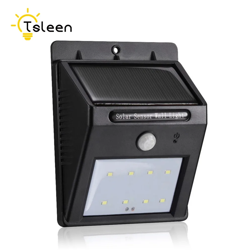 

2x Solar Powered Wall Light Super Bright 12 LED Motion Sensor Detector Sconces Waterproof Outdoor Garden Patio Gutter Fence Lamp