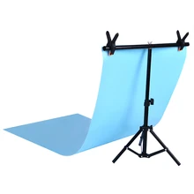 Sistema de suporte de suporte de fundo de fundo de pvc de fotografia fundos de metal para estúdio de fotos com sacos