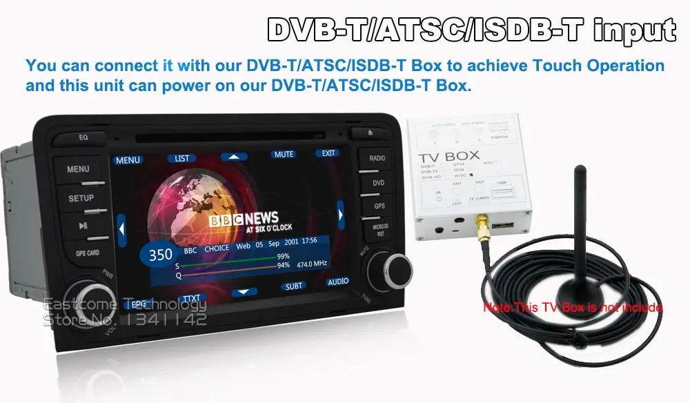 Perfect Pure Android 6.01 Car DVD For AUDI A3 2003 2004 2005 206 2007 2008 2009 2010 2011 R3 RS3 With Octa core GPS Radio Backup Camera 23