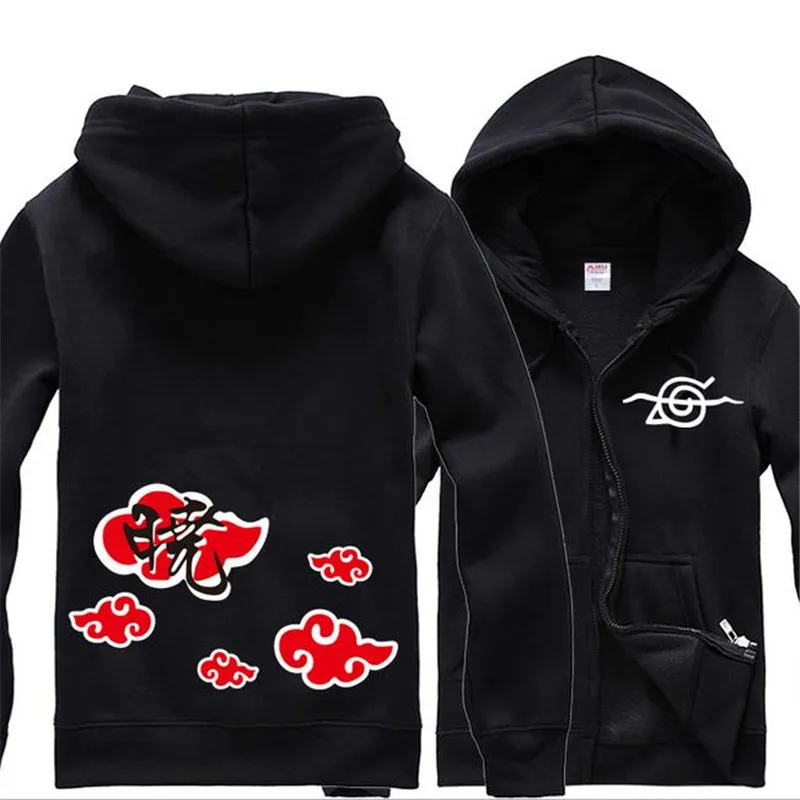 

Naruto Cosplay Itachi zipper Hoodie sweater coat red autumn clothes and animation