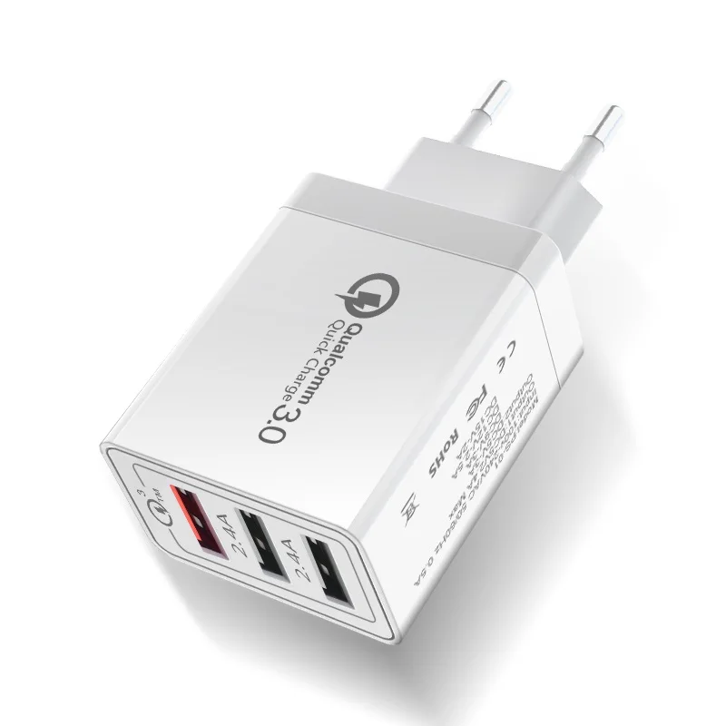 

EU US UK Plug Qi Fast Charger Universal Charging for iPhone 7 8 Plus X Mobile Phone USB Quick Charge 3.0 9V 2A for Samsung s8 s9