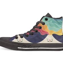 Keep Think креативная Повседневная Высокая холщовая обувь кеды для дропшиппинг