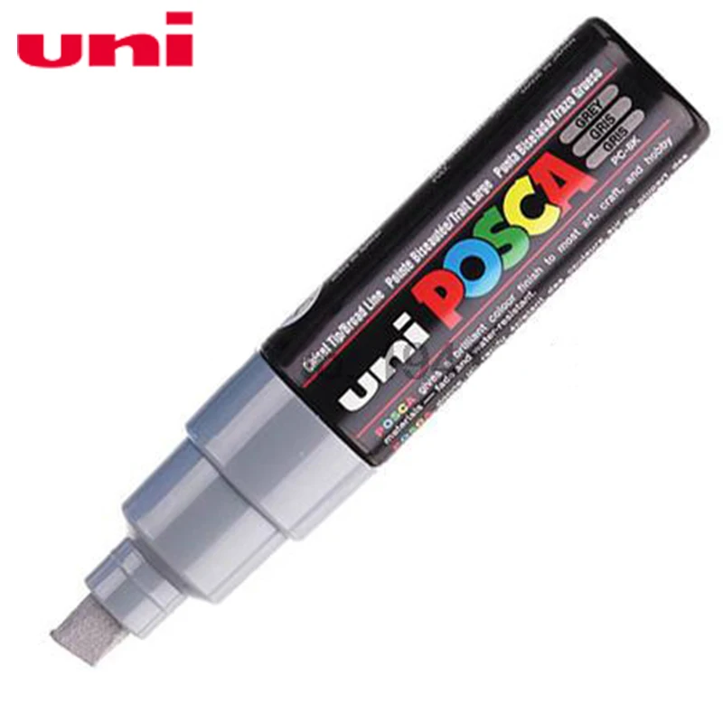 1 шт Uni Posca Краска Маркер ручка PC-8K ручка-широкий Tip-8mm 15 цветов
