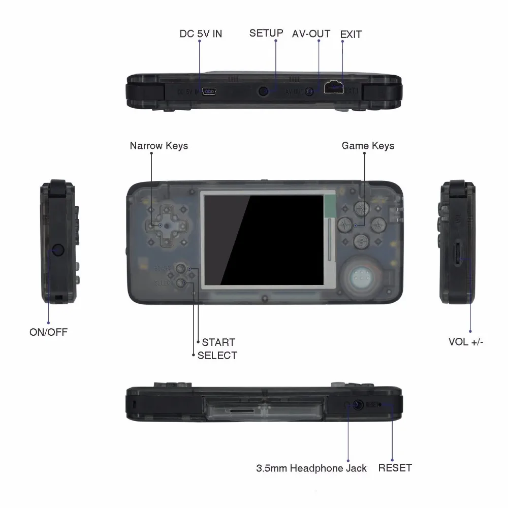 TSINGO-Retro-Game-Console-Built-in-3000-Classic-Games-64bit-16GB-Multifunction-Portable-Handheld-Game-Player
