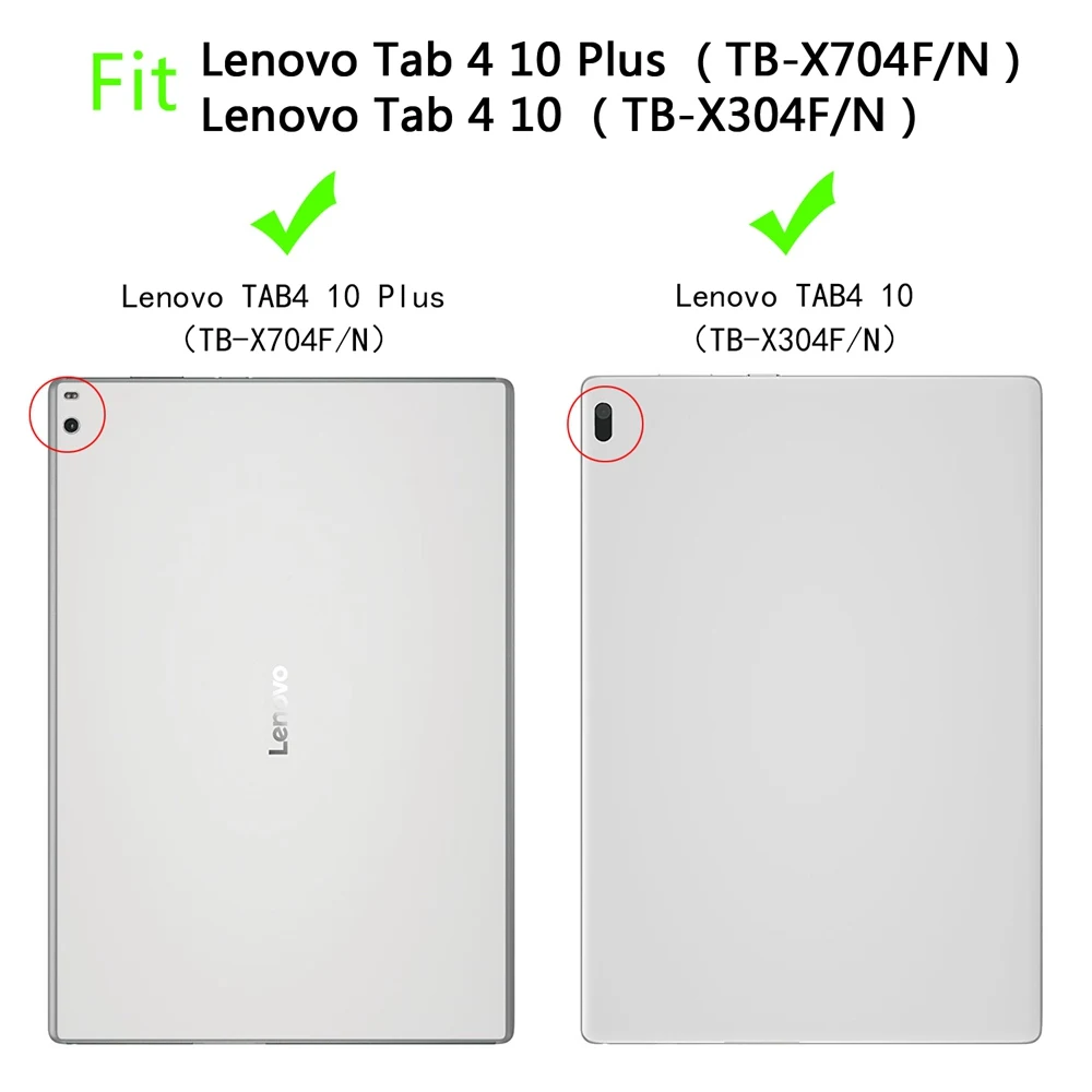 Для lenovo Tab 4 10 Plus TB-X704F/N Чехол кожаный откидной Чехол для lenovo Tab 4 10 TB-X304F/N Tablet чехлы с опорой Capa Funda+ Stylus