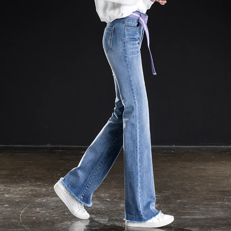 Women Vintage High Waist Stretchy Multi Button Fit Flare Jeans Ladies Casual Washed Denim Bell ButtonTrousers Spring Summer Women Vintage High Waist Stretchy Multi Button Fit Flare Jeans Ladies Casual Washed Denim Bell ButtonTrousers Spring Summer