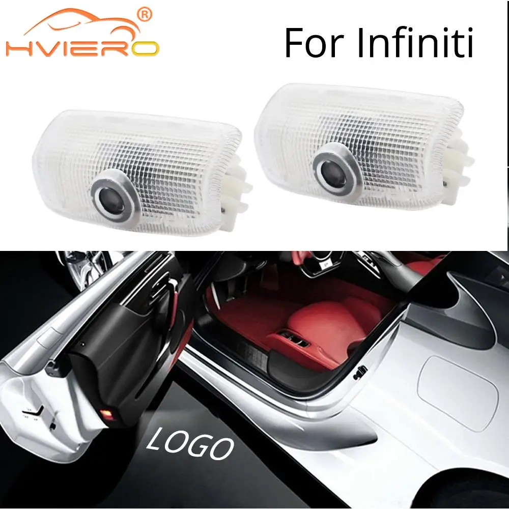 

2X Welcome Door Shadow Courtesy Projection Lamp Laser For INFINITI FX G-Series Q50 Q60 M-Series EX-Series QX50 QX70 QX56 QX80