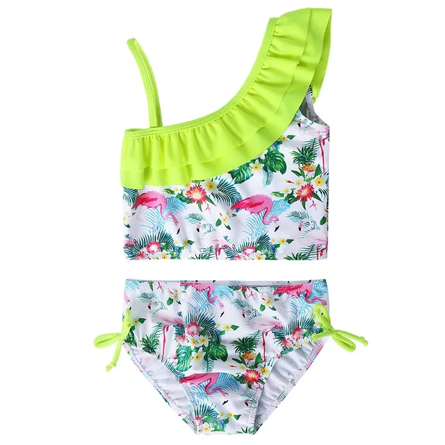 BAOHULU Blue Mermaid Swimwear Girls Bikini Set Children Swimsuit Beach ...