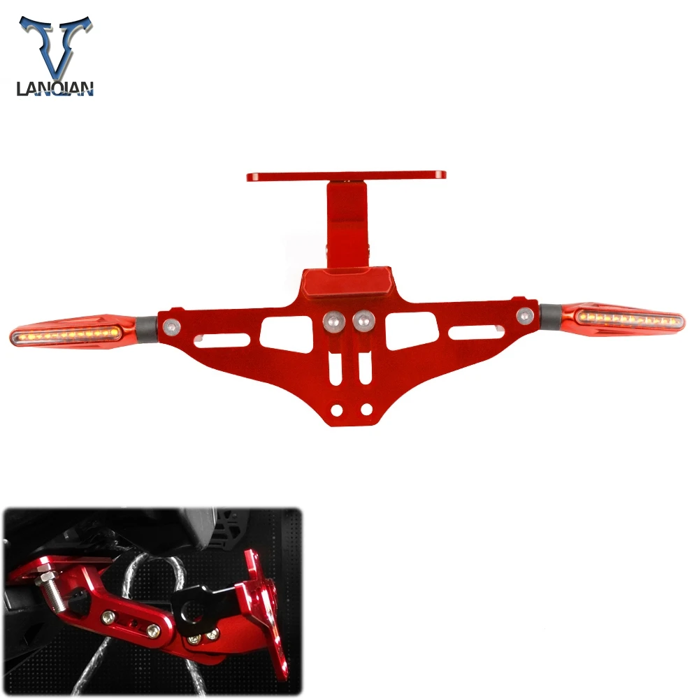 

Universal Motorcycle License Plate Bracket Holder For YAMAHA MT01 V-MAX XJ600 900S DIVERSION R6S CANADA VERSION YZFR1 R1M R1S
