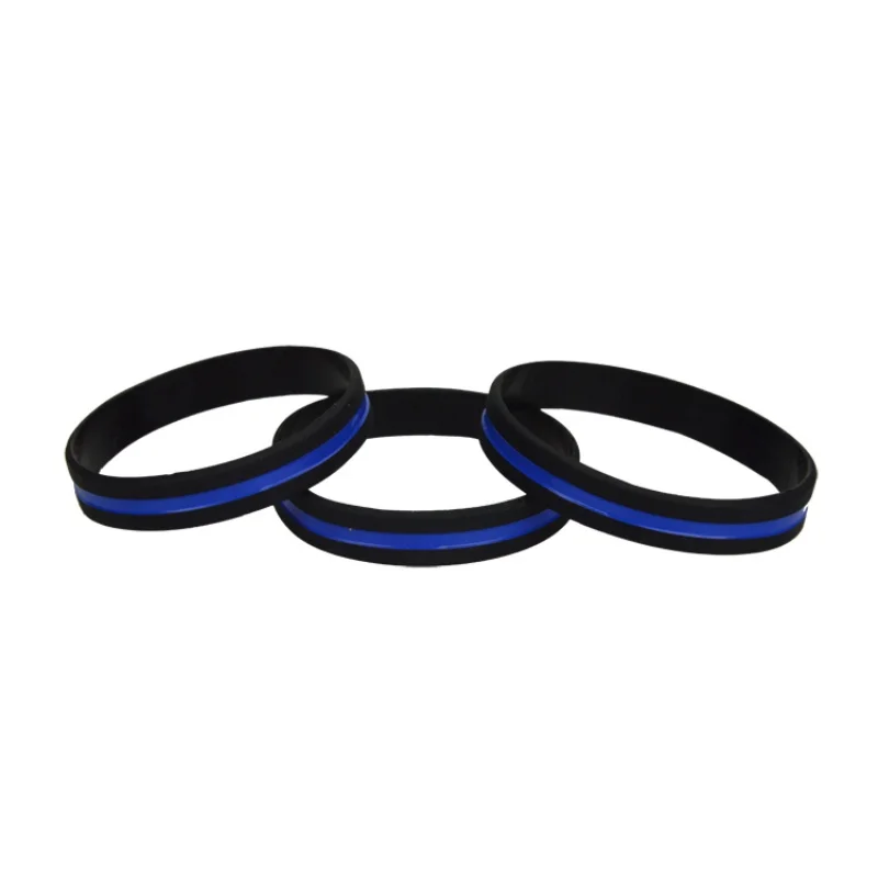 2 PCS Men Sports Wristband Convenient Basketball Baseball Football Sports Silicone Anti-fatigue Wristband
