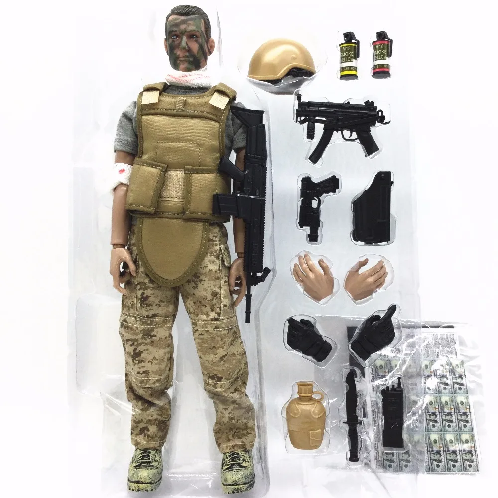 1/6 12 ''Фигурка Игрушка Солдат набор Военная армейская боевая игра игрушки