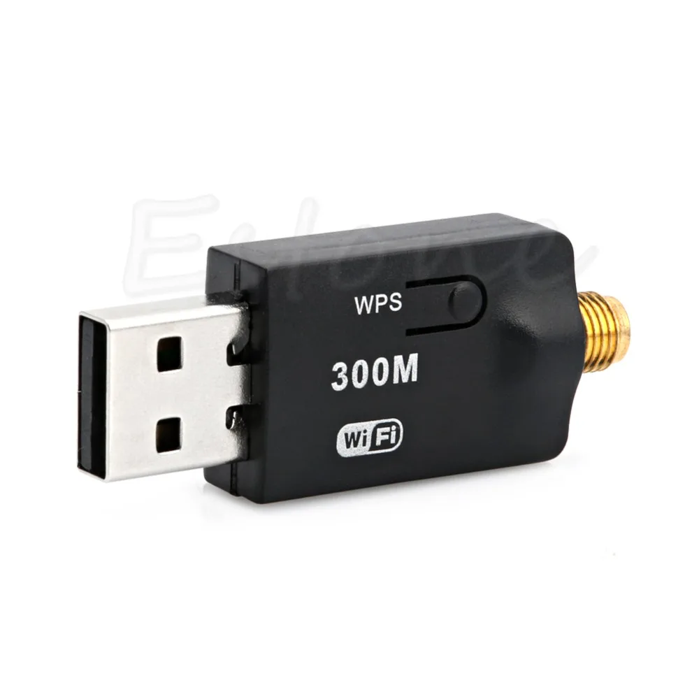 

2019 1pc 300Mbps USB Wireless Wifi Adapter Dongle LAN 802.11n/g/b Internet Network