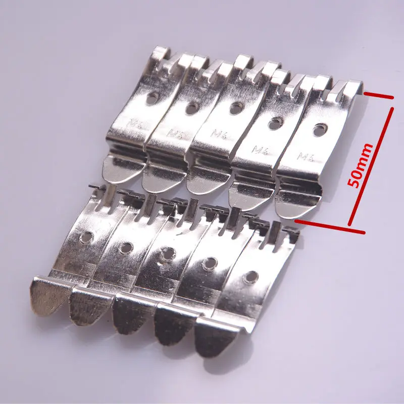 buckle/DIN guide rail buckle 35mm black buckle Aluminum alloy  Simple fixing rack