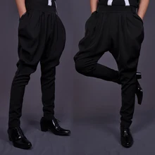 Брюки мужские большие размеры черные брюки Модные Винтажные повседневные свободные шаровары костюмы для парикмахеров Горячая новинка