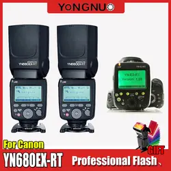 YN680EX-RT беспроводной 2,4g ttl HSS Flash Speedlite для Canon Поддержка YN-E3-RT Li Батарея мастер ведомой вспышки ЕС США штекер Великобритании