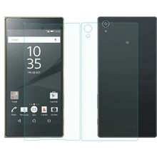 2 шт переднее+ заднее закаленное стекло для sony Xperia M5 M4 Z Z1 Z2 Z3 Z4 Z5 compact premium Daul Защитная пленка для экрана