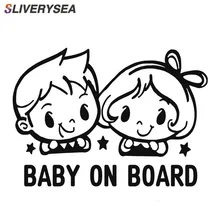 SLIVERYSEA Baby Girl On Board 3D Car Stickers Motorcycle Decals Vinyl Window Stickers Car Styling #B1069 car styling cool flying eagles with wings car stickers bird hawk motorcycle bike decals auto window tail bumpers