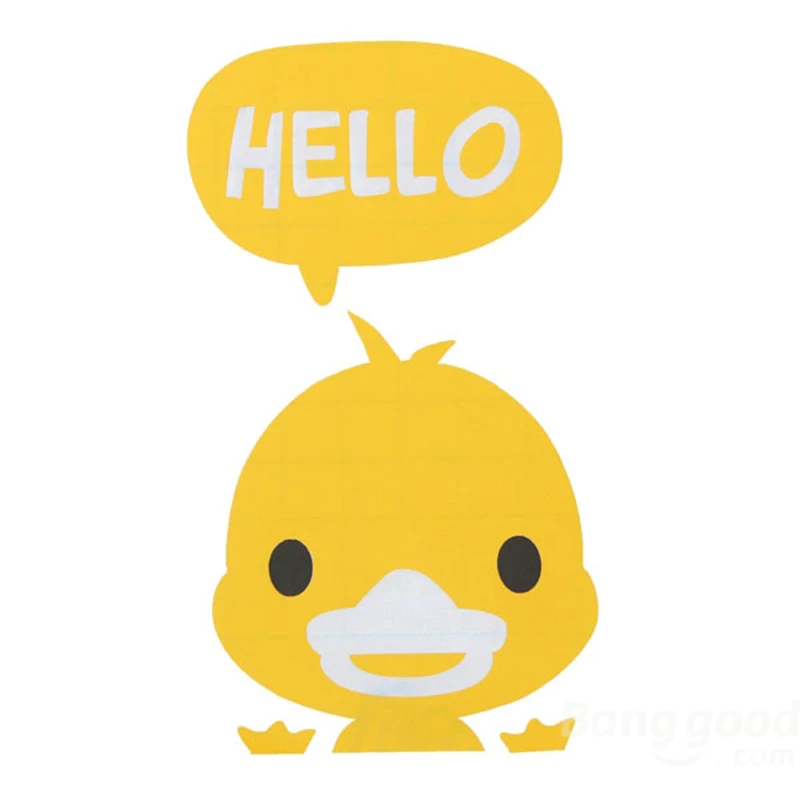 16 Mini Cartoon Yellow Duck Wall Stickers Cut Kids Bedroom Decor Door Stickers Switch Sticker For Wall Single Piece Package Wall Stickers Aliexpress