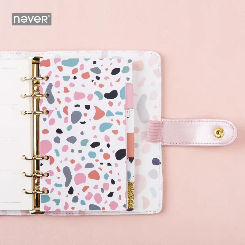 Спиральные разделители для ноутбука серии Never Pink 6 шт. милые A6 дневника Lovedoki Dokibook