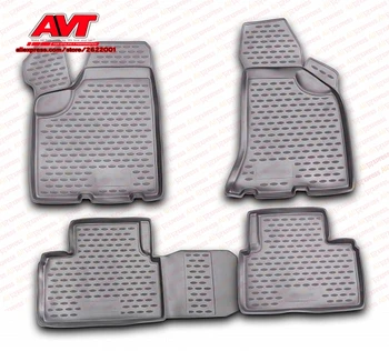 

Floor mats for Lada Priora 2007-2009 4 pcs rubber rugs non slip rubber interior car styling accessories