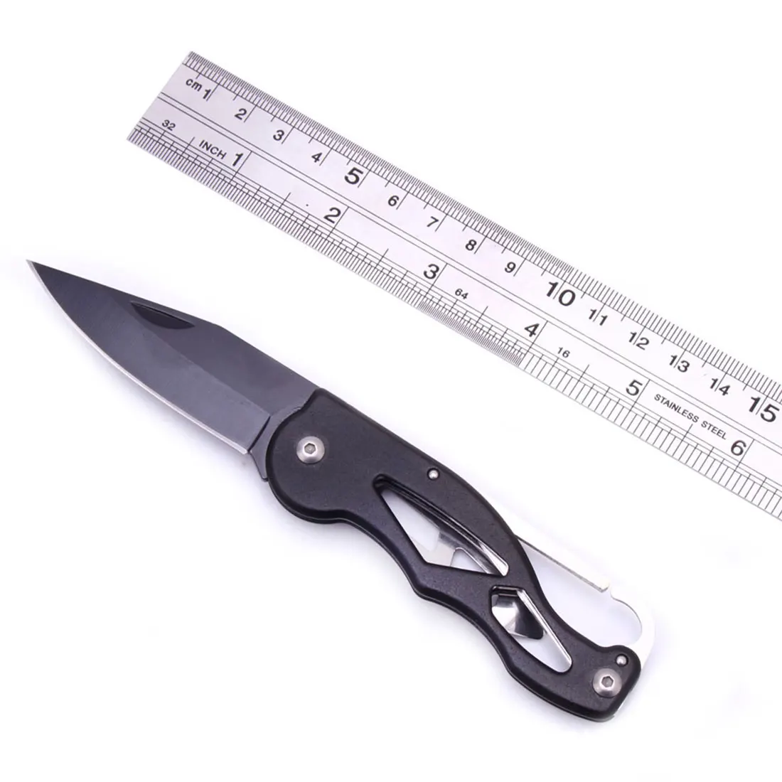 

Multifunction Portable Pocket Survival Rescue Folding Knife Camping Mini Peeler Keychain Tactical Hunting Outdoor Tools