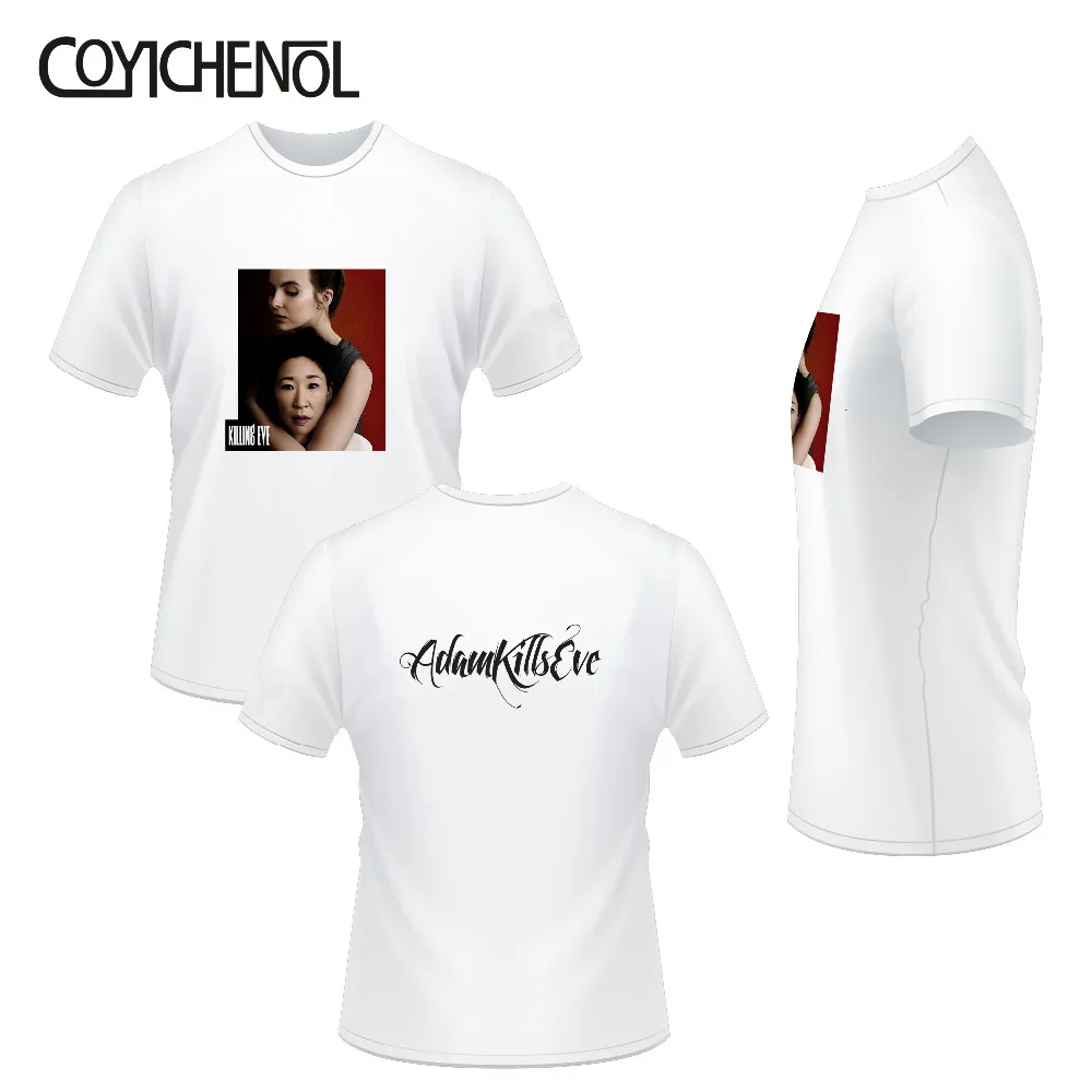

Killing Eve oversized Print tee funny customize tshirt solid color modal tops short sleeve O-neck men T-shirt homme COYICHENOL