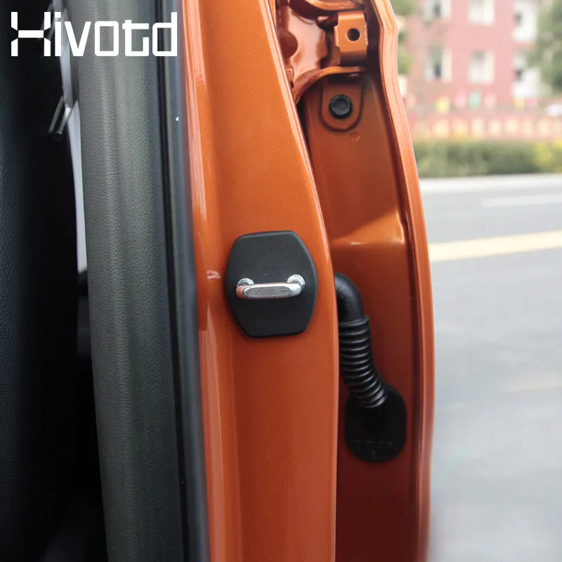 Hivotd For hyundai creta ix25 Accessory Car Door Lock Antirust Protect Cover Trim Exterior/Inxterior Car Styling